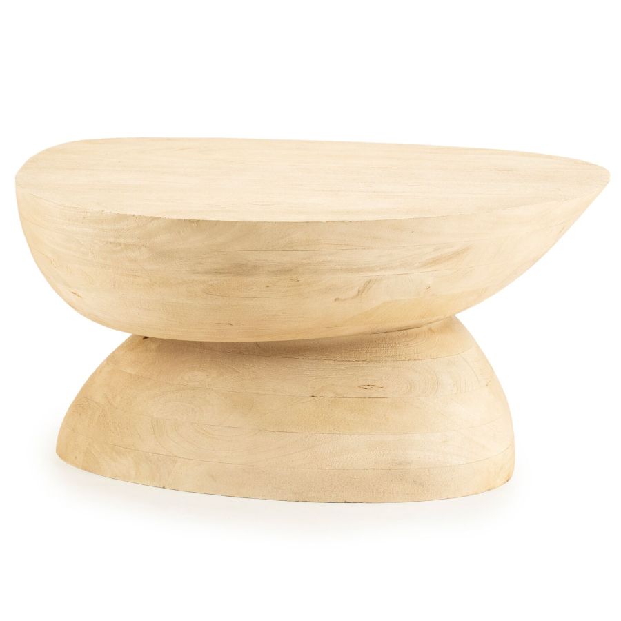 Salontafel Cobble naturel bruin