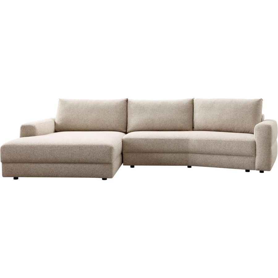Hoekbank links Nelonia beige
