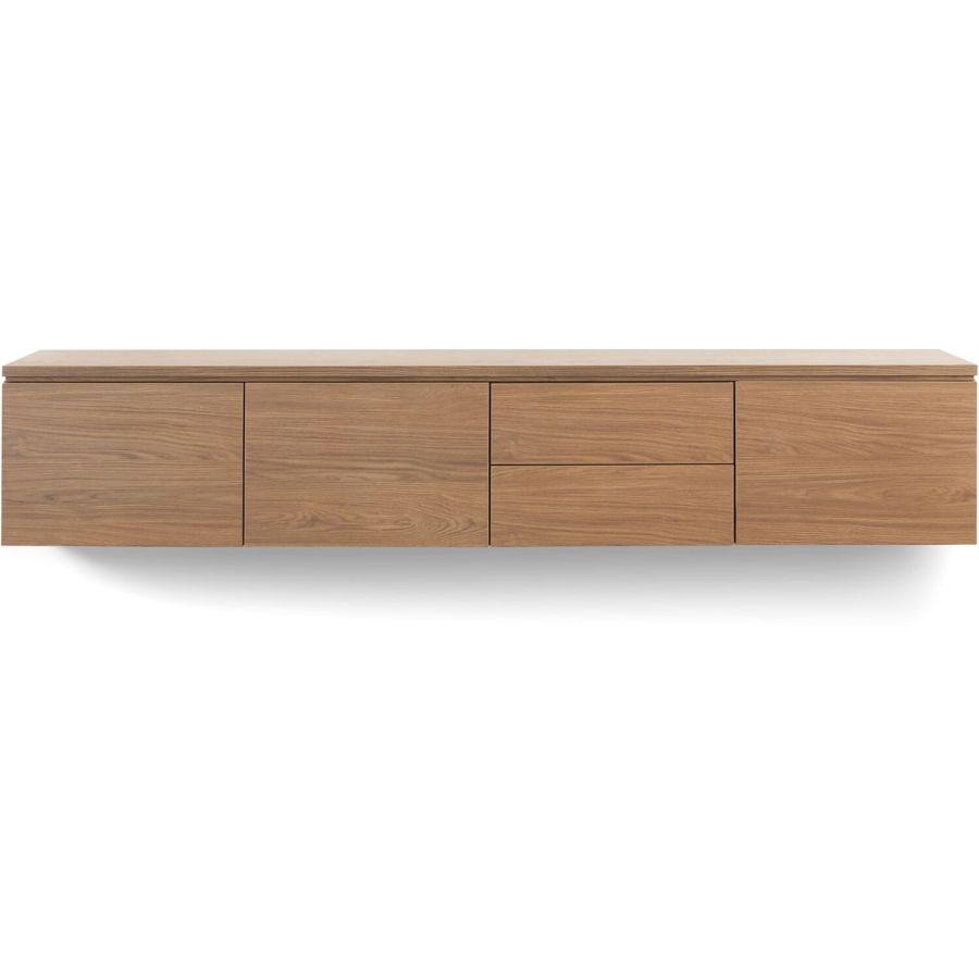 TV-meubel Warani hoog 200 cm hangend hazel