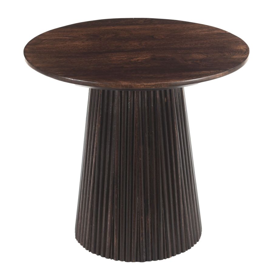 Bijzettafel Salvatora mangohout walnut