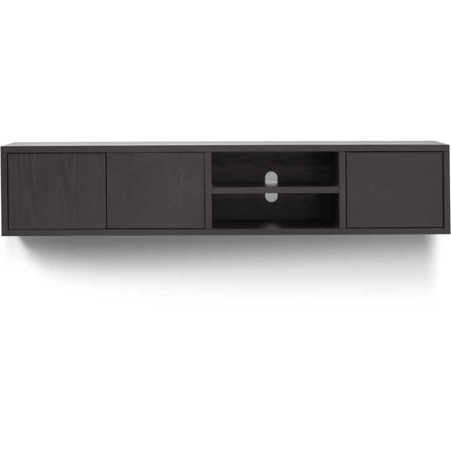 TV-meubel Nerana medium zwart