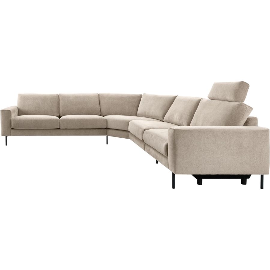 Hoekbank Levanzo met relax rechts taupe
