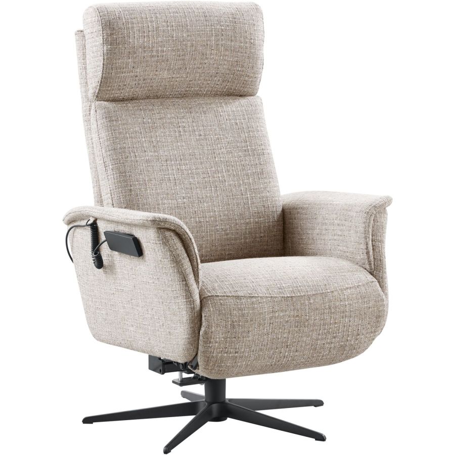 Relaxfauteuil Heranti met sta-op L grijs